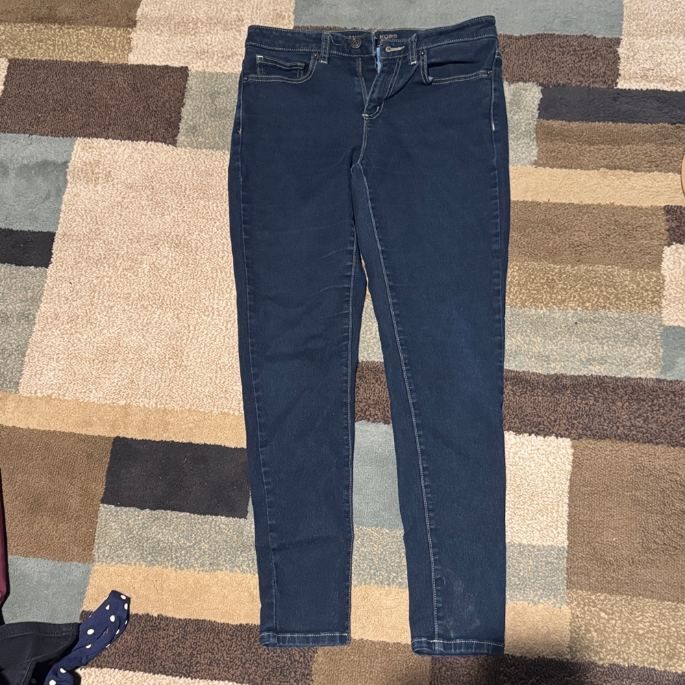 Michael Kors Dark Blue Skinny Jeans